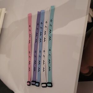 Set of 5 WWJD Bracelets